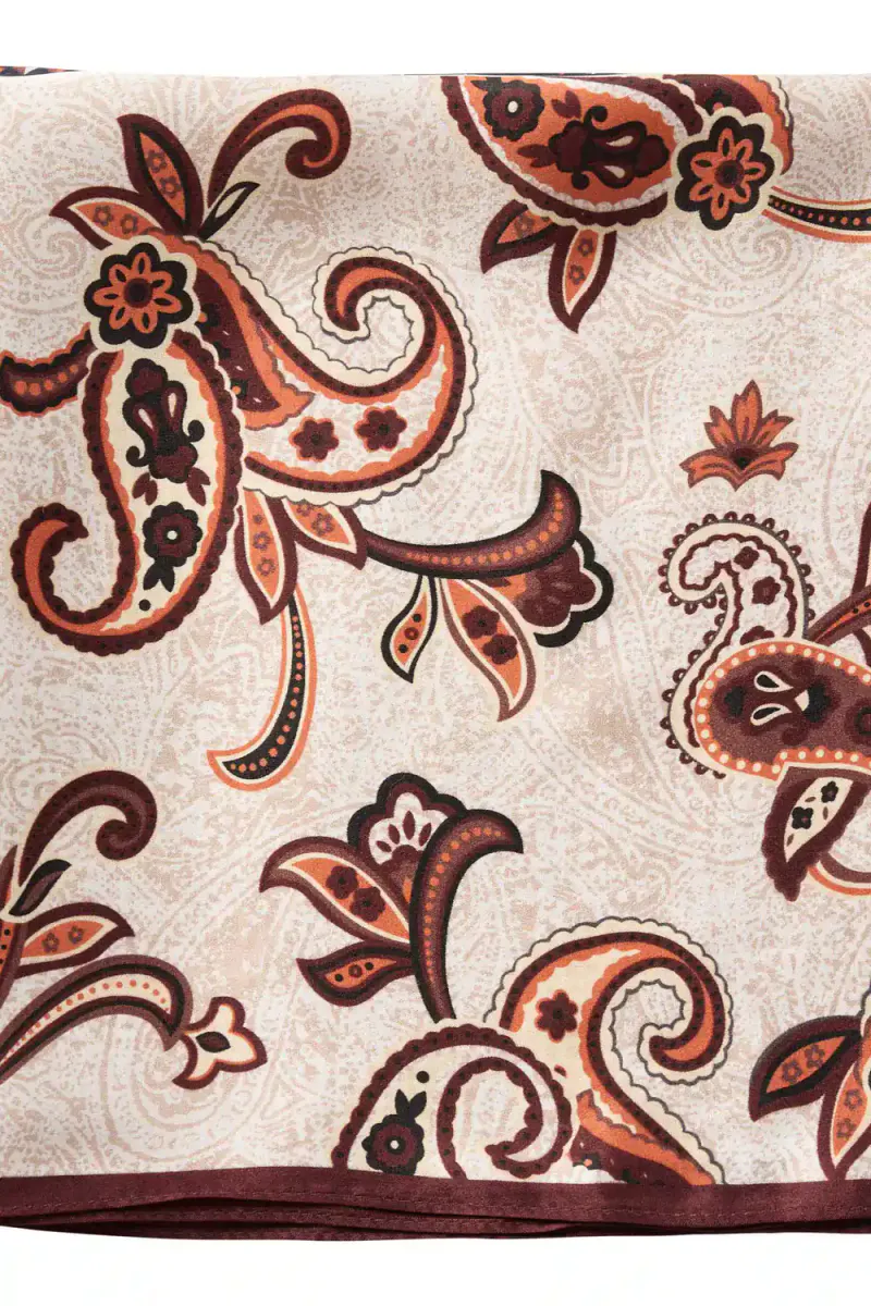 Shila Silk Bandie Scarf, Brown