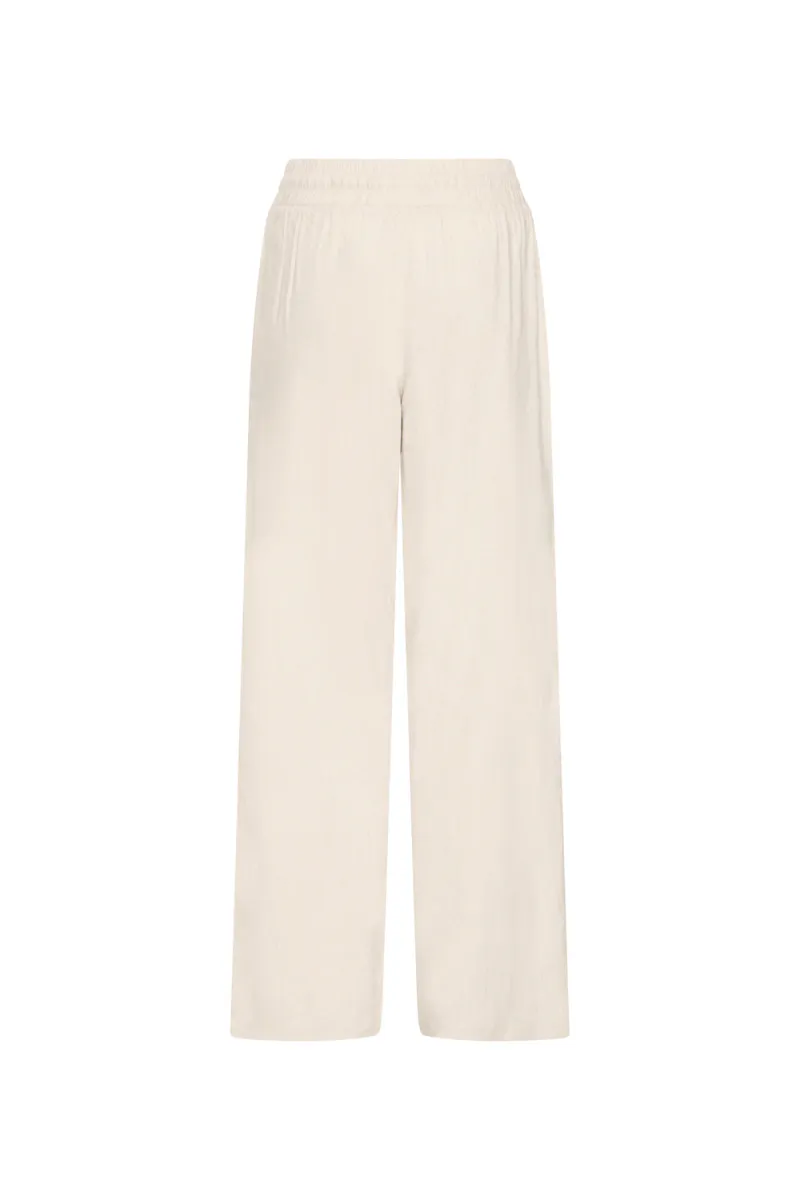 Luca Pant Full Length, Wide, Sandshell Melange