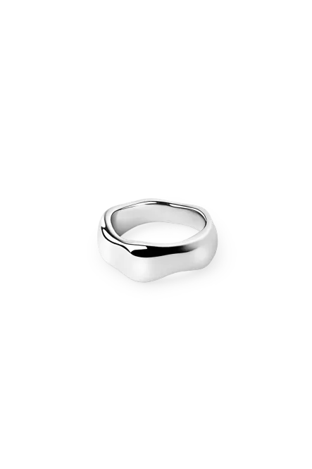 Hovedbilde Wavy Bold Ring, Silver