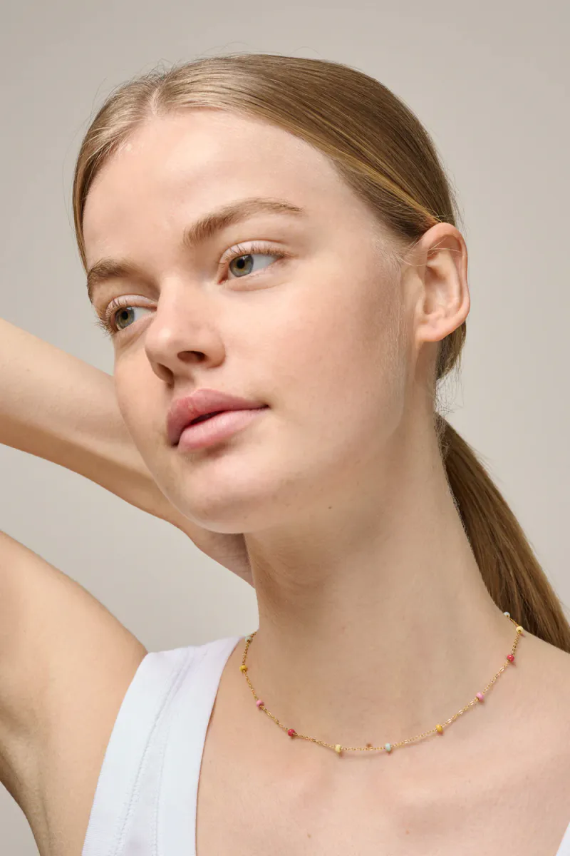 Lola Bold Necklace (Rainbow)