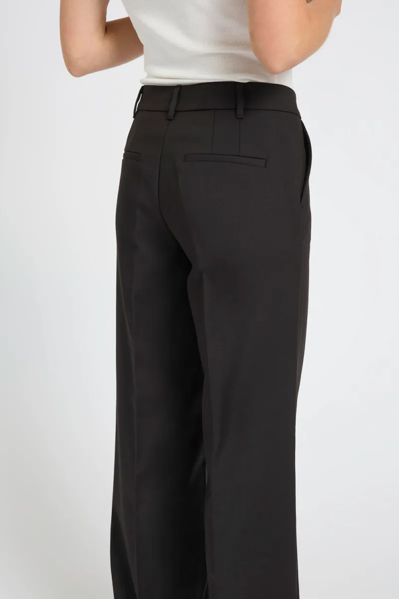 Bindy HW Pant Wide Leg, Black Beauty
