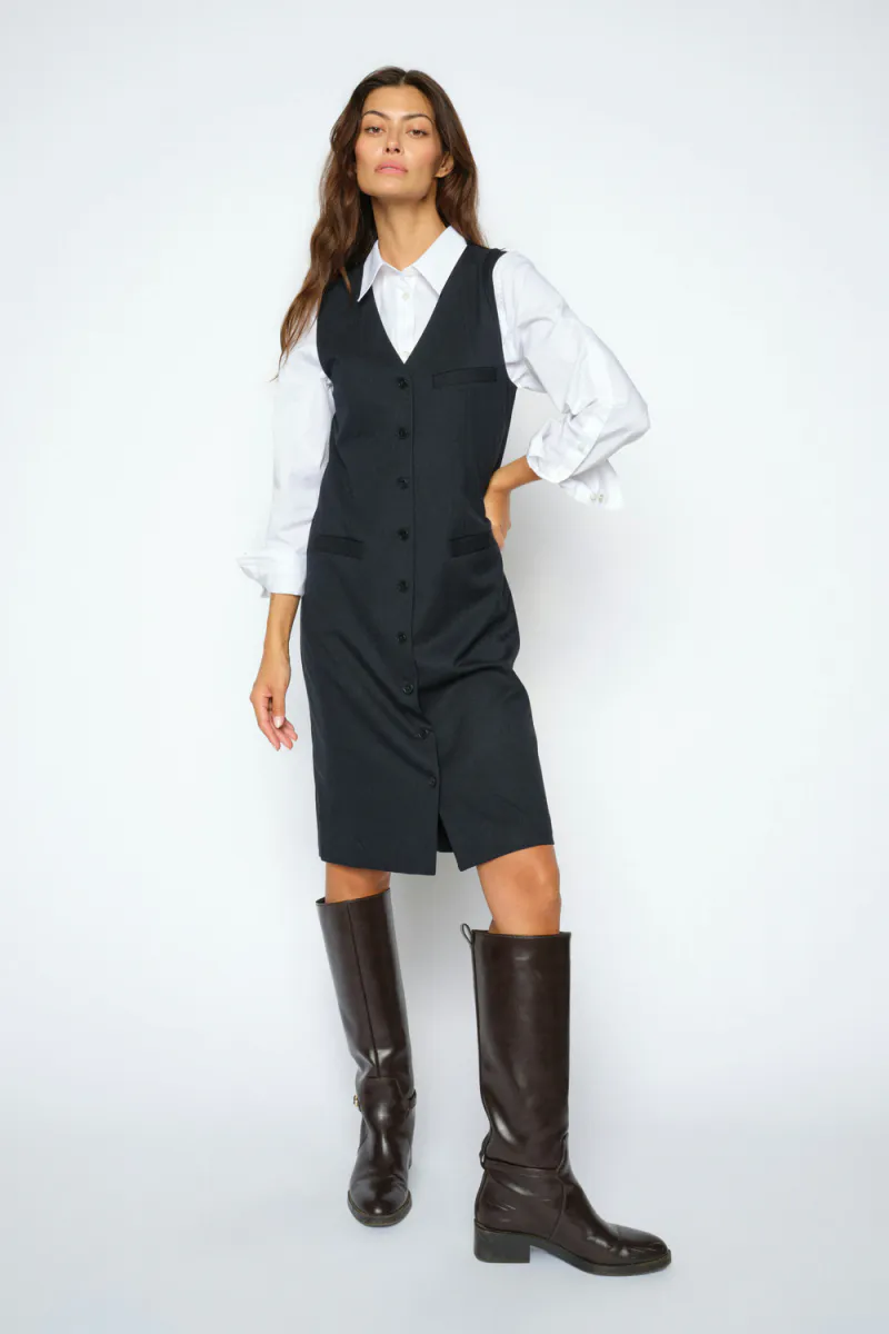 Nilla Caro Dress, Salute Navy