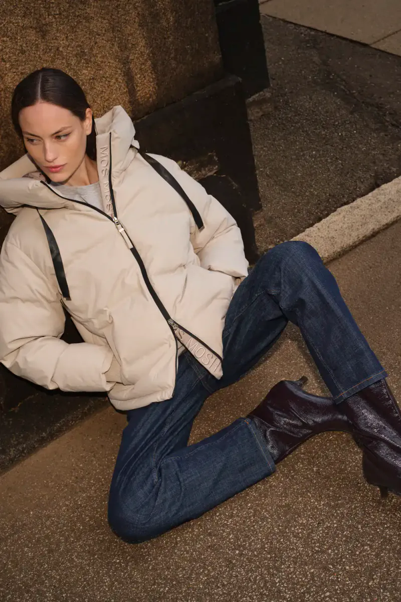 Jilly Hope Down Jacket, Feather Gray