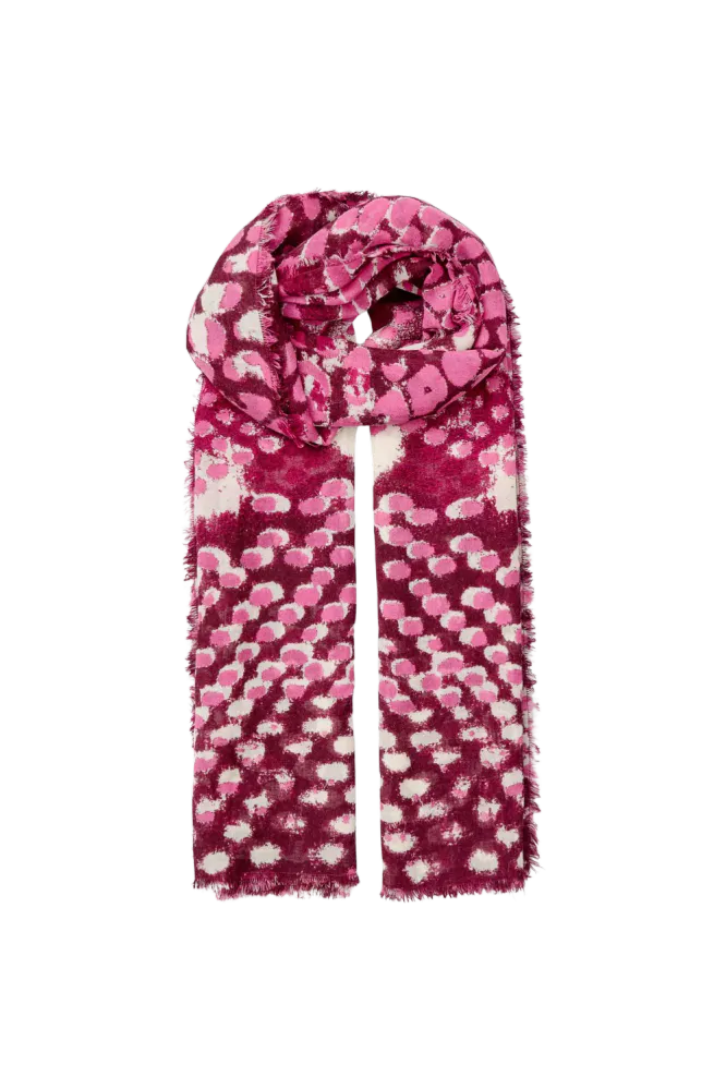 Roslyna Woo Scarf, Tibetan Red