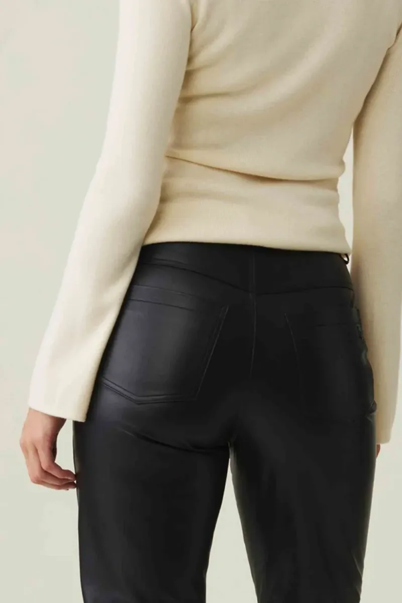 Lola High-Rise Leather Pants