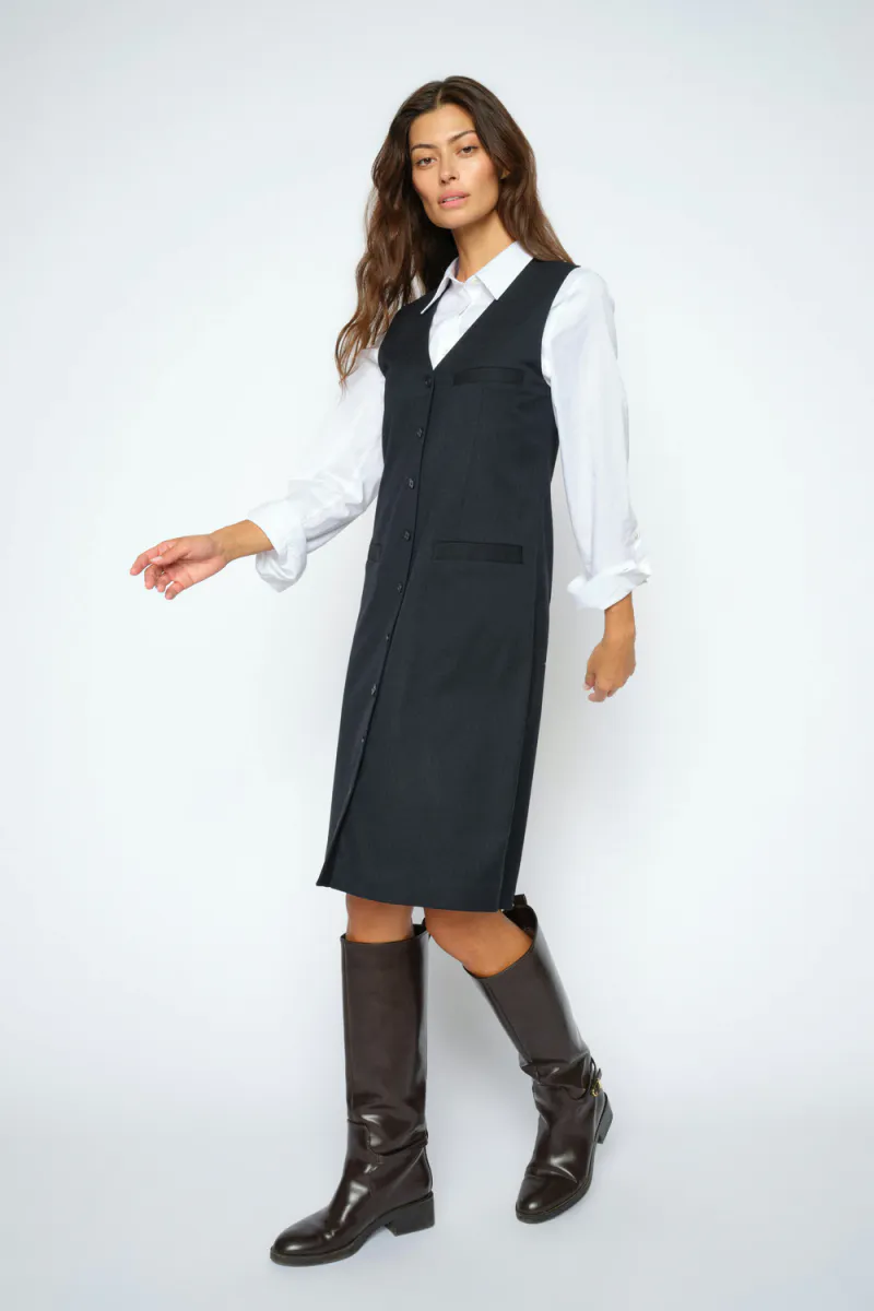 Nilla Caro Dress, Salute Navy
