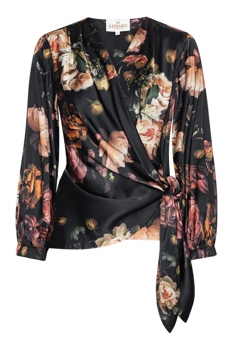 Elena Blouse, Scarlett Flower