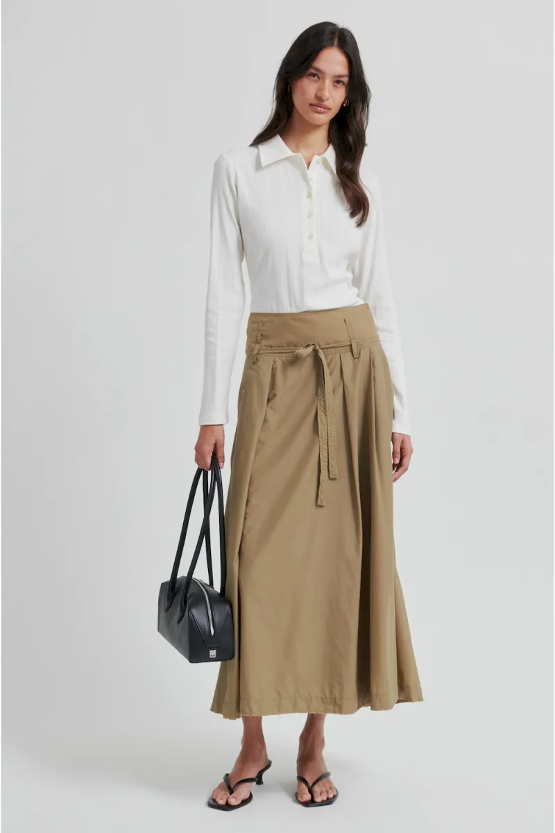 Amari Skirt, Petrified Oak