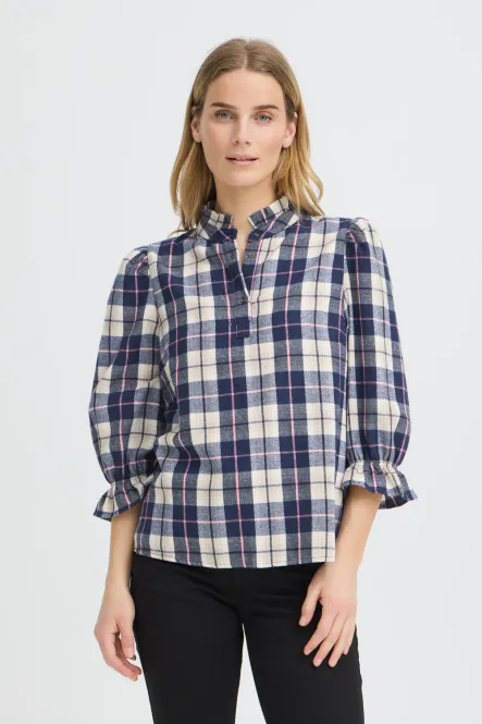 Hovedbilde Deva Blouse, Blue Check
