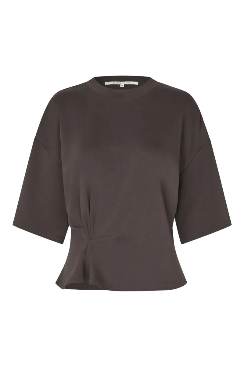 Missouri Tee, Dark Brown Melange