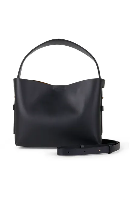 Hovedbilde Leata Leather Bag, Black Silver
