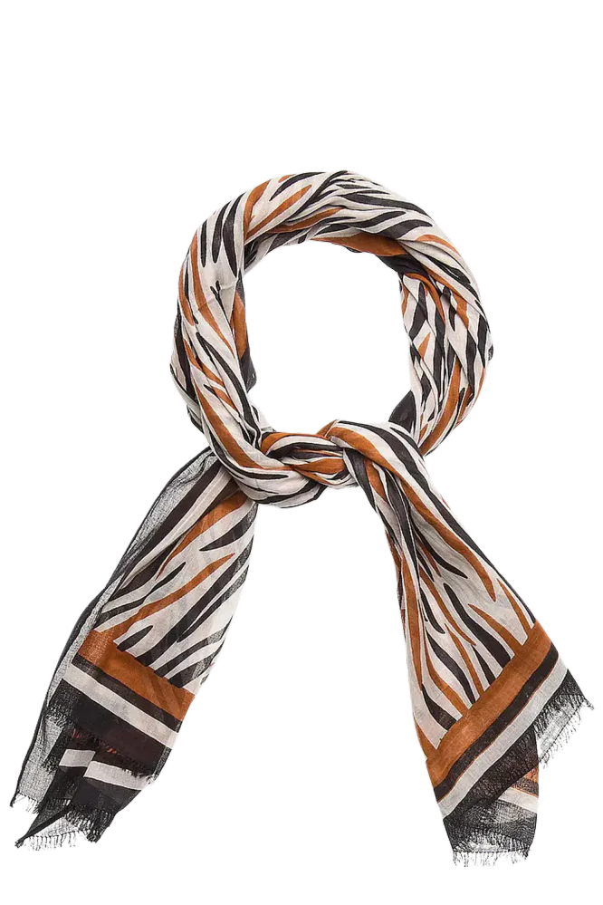 Zobra Corga Scarf, Brownish