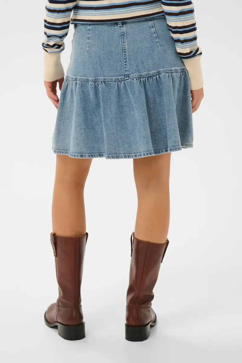 Polina Skirt, Light Blue Denim