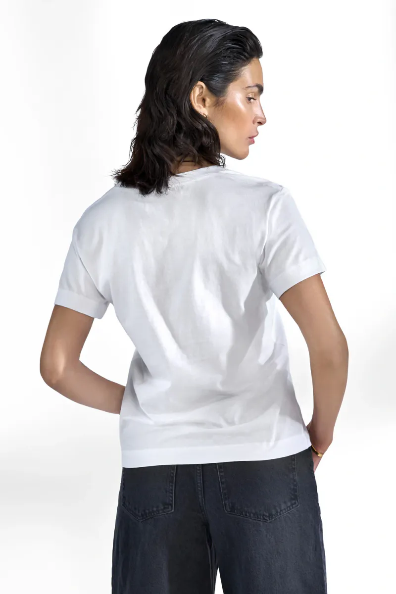 V-Neck Regular, White