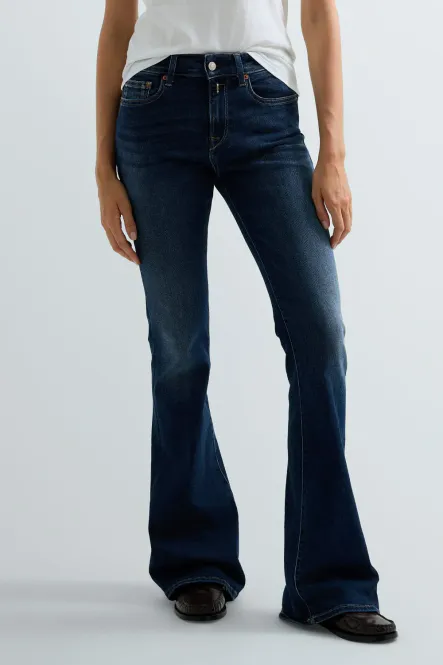 Hovedbilde Joella Flared Bootcut Jeans, Dark Blue