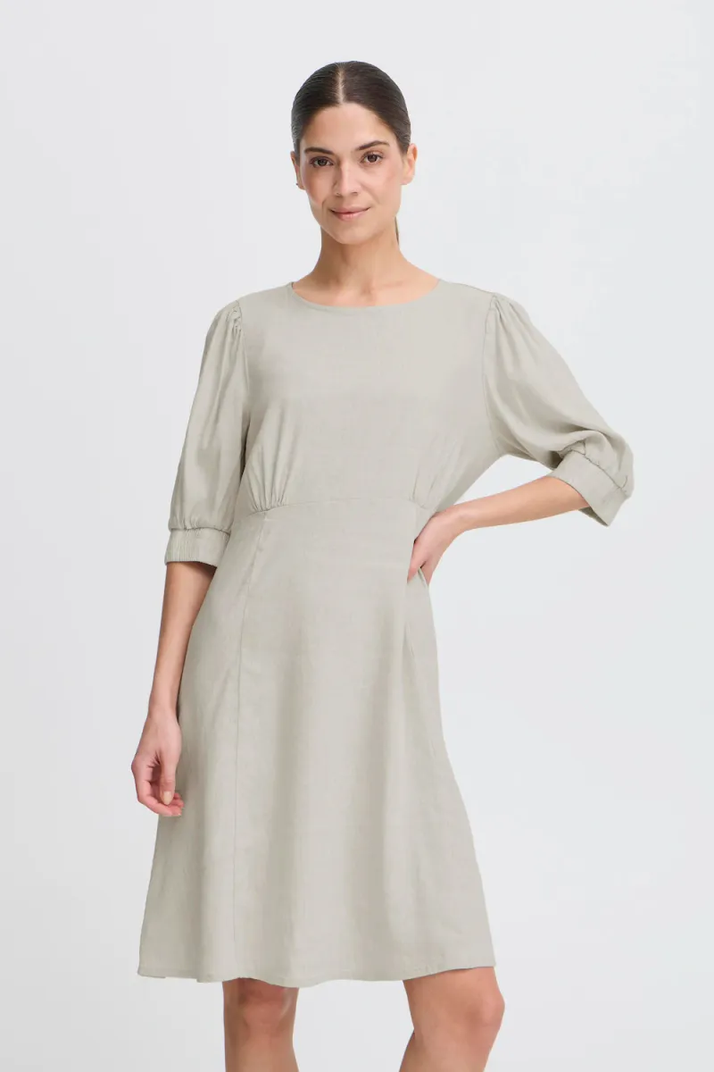 Luca SS Dress, Sandshell