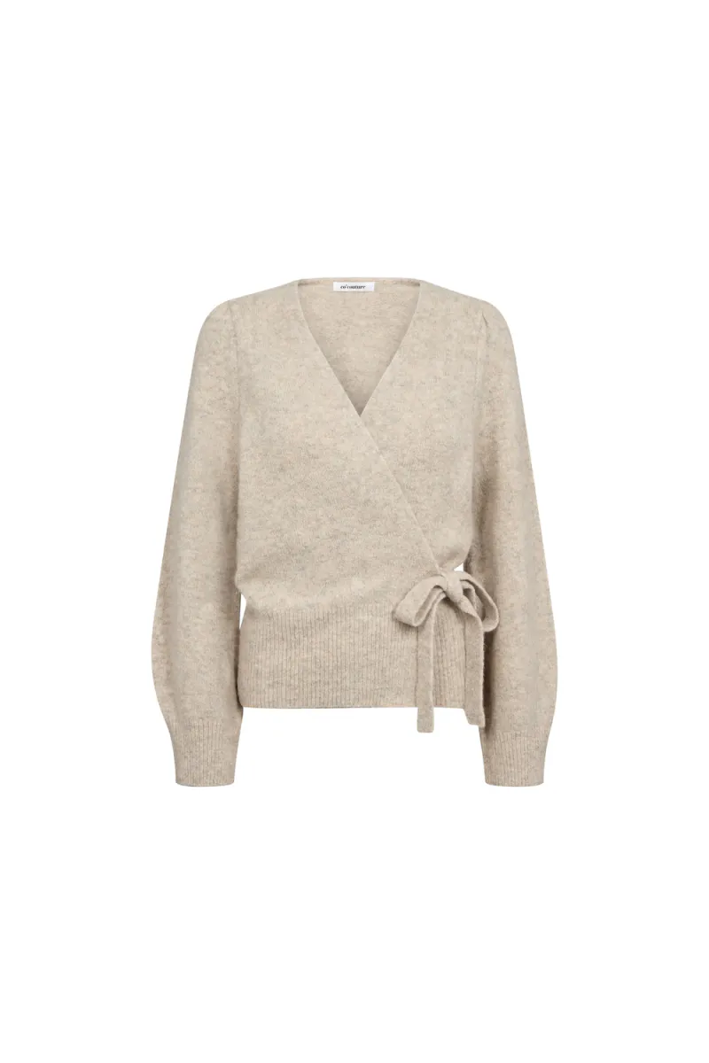 Roger Wrap Cardigan, Creme