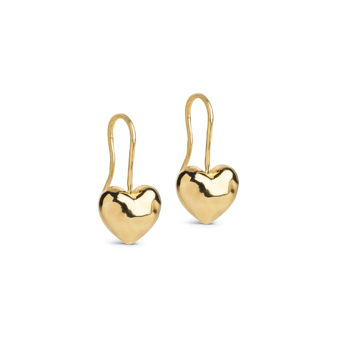 Poma Heart Drop Earrings