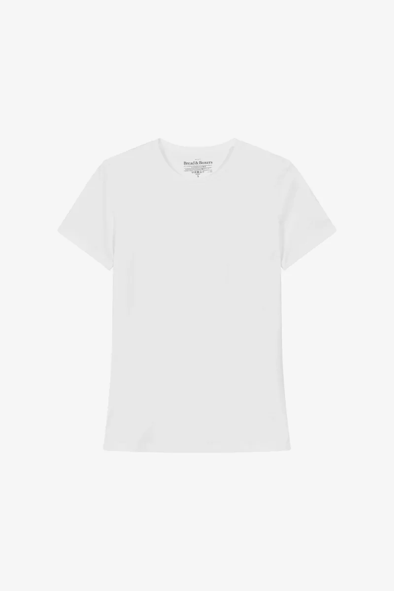 Crew-Neck Slim, White