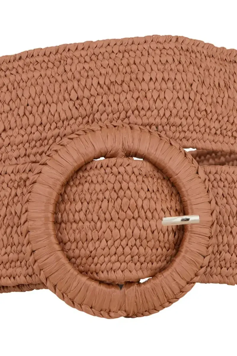 Wide Zia Belt, Mocha Brown