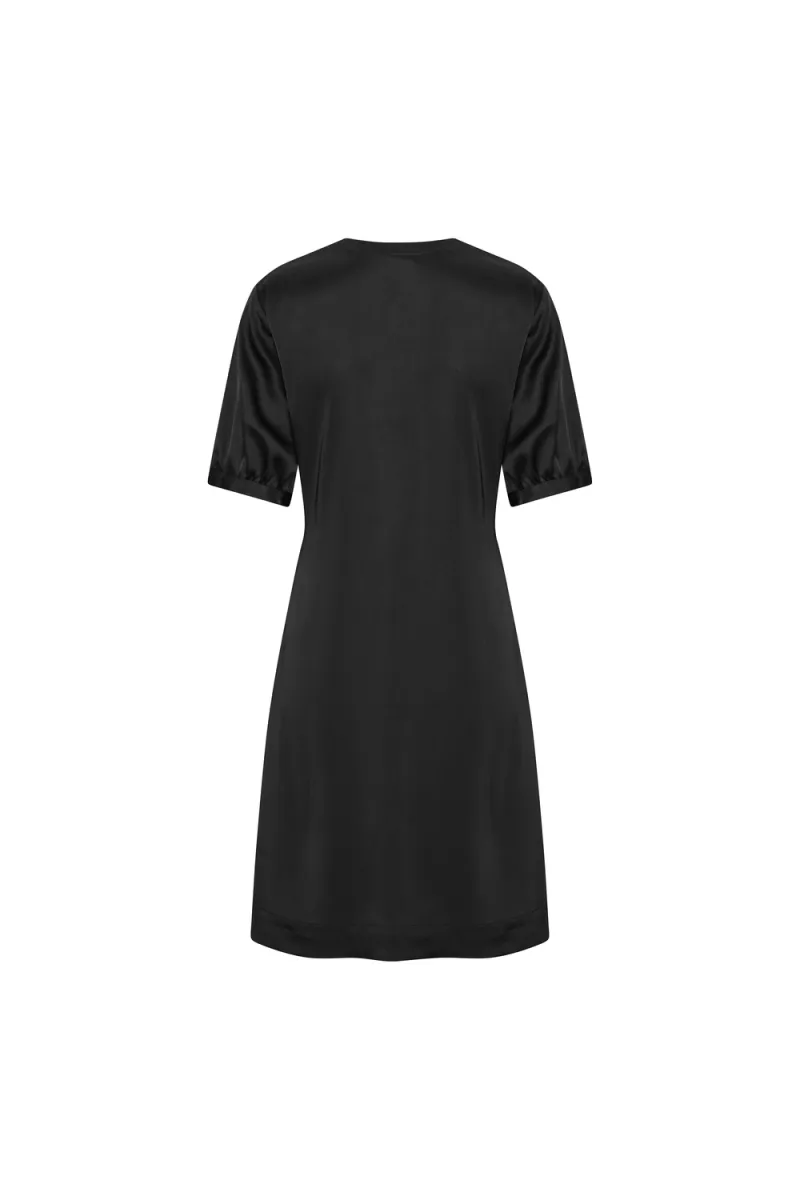 Faye Dress (short), Semi Rich Black