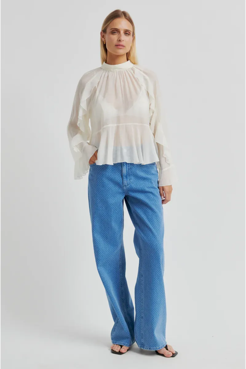 Naje Frill Blouse, Tofu
