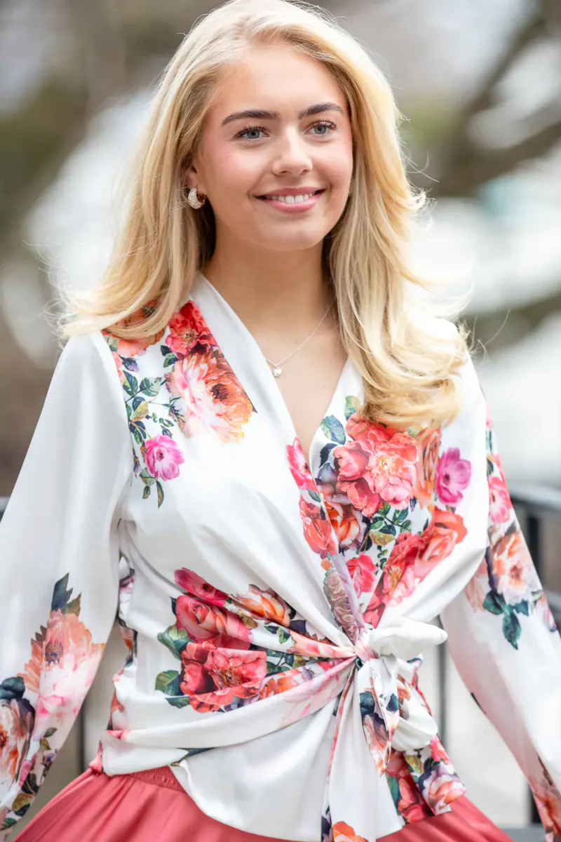 Elena Blouse, Fiori Blanc