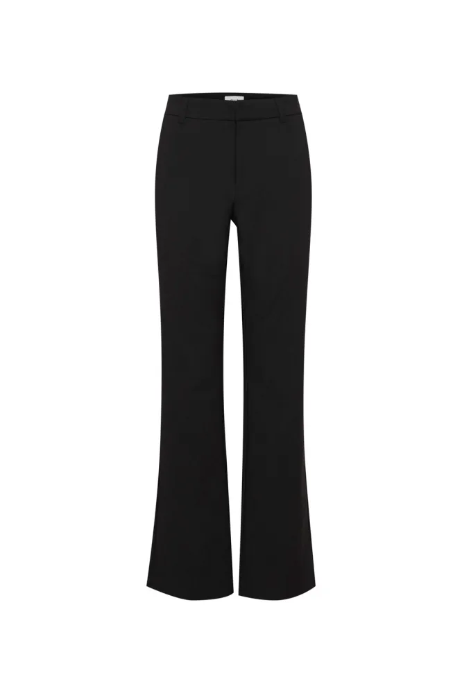 Bindy HW Pants Bootcut Leg, Black Beauty
