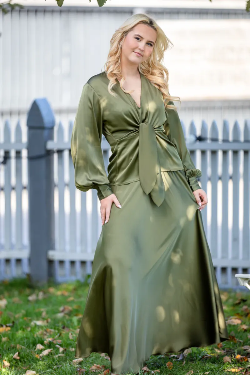 Blair Blouse, Semi Rich Olive