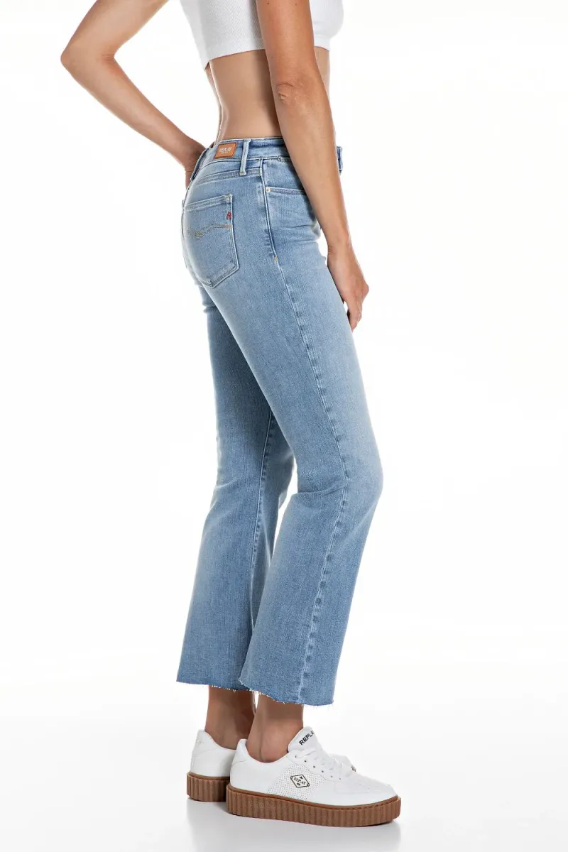 Zolie Flare Fit Jeans, Light Blue