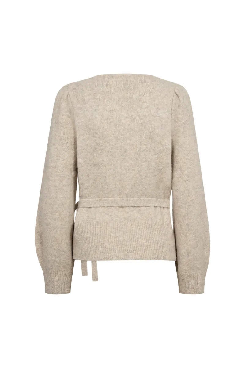 Roger Wrap Cardigan, Creme