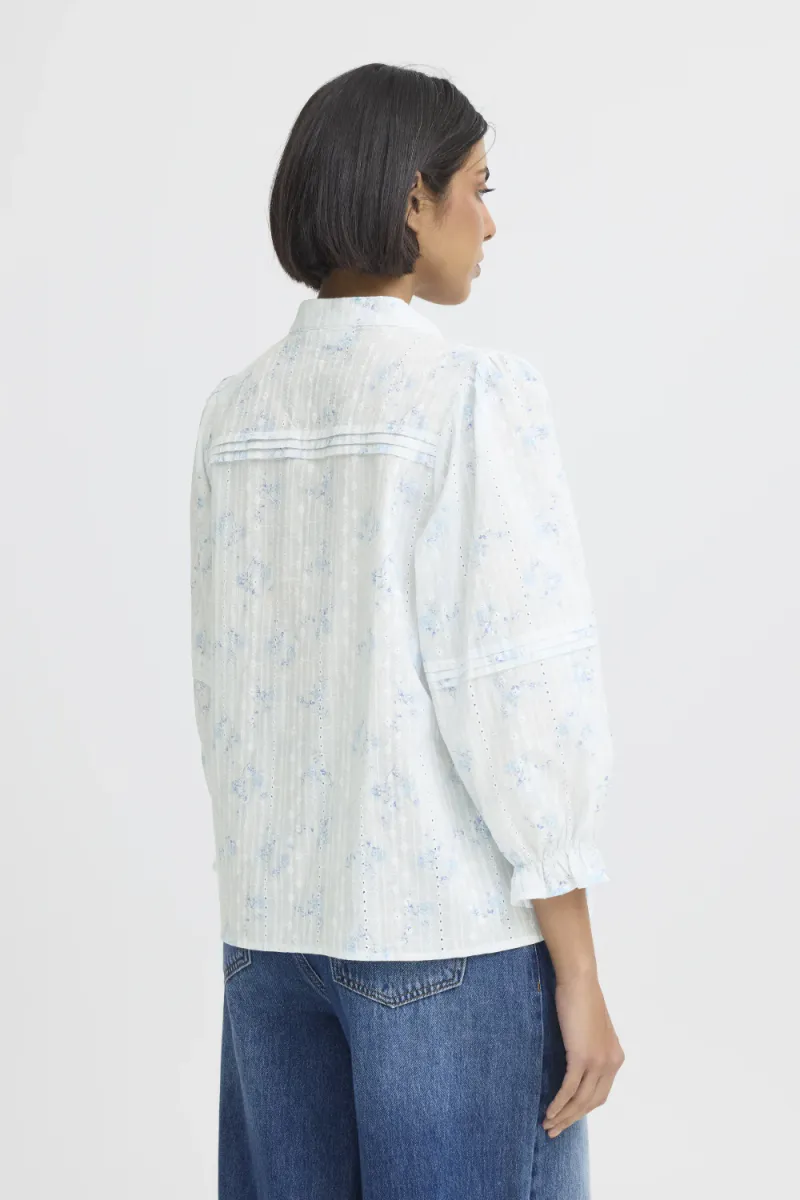 Bellarose Blouse, Coastal Fjord