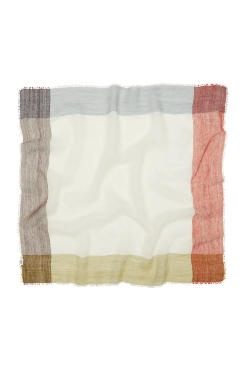 Ekko Wica Scarf, Rutabaga White