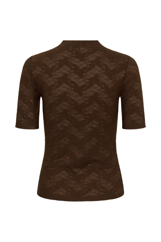 Tadea Blouse, Chocolate Brown