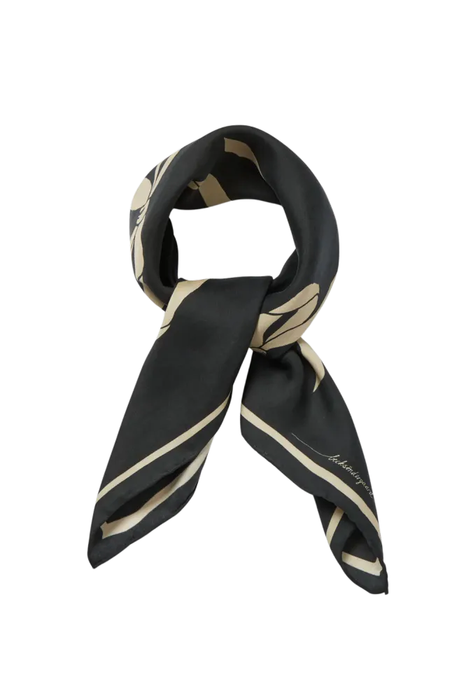 Bow Twill Sia Scarf 
