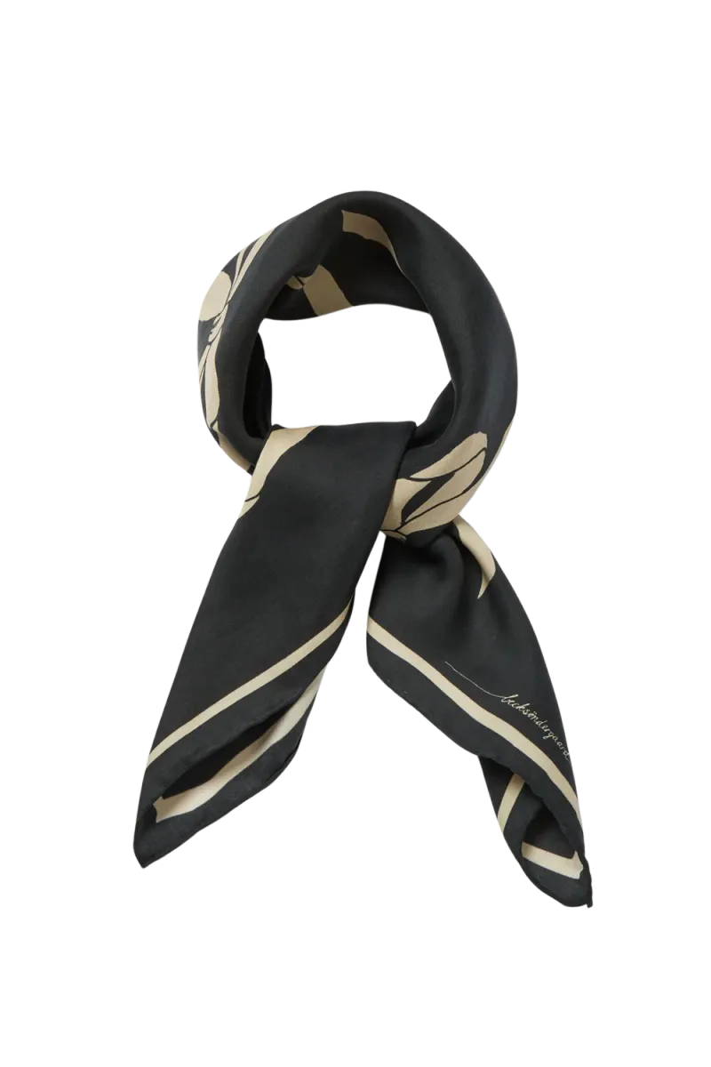 Bow Twill Sia Scarf 