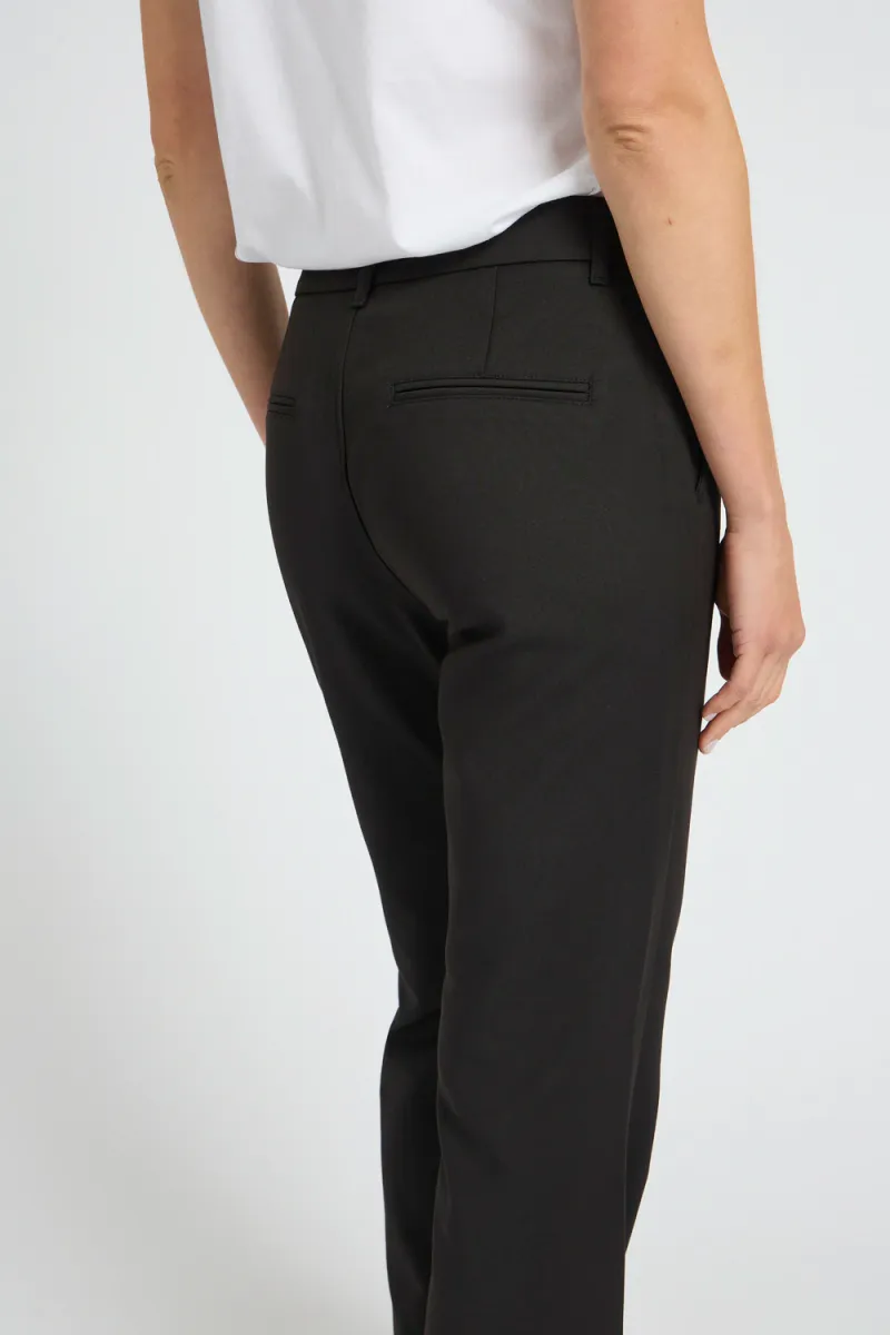 Bindy HW Pants Bootcut Leg, Black Beauty