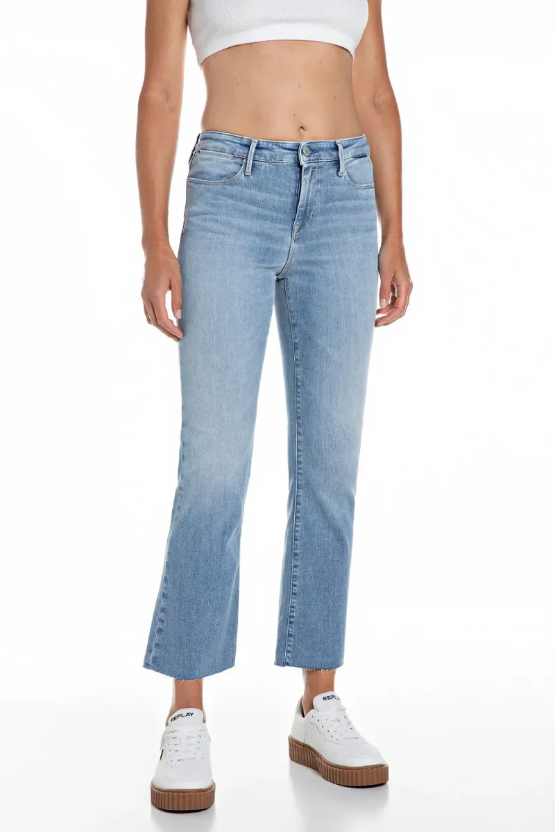 Zolie Flare Fit Jeans, Light Blue