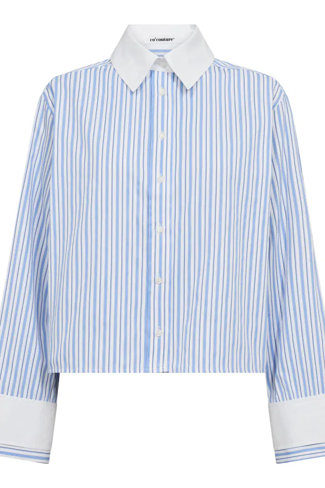 Vouge Cuff Shirt, Pale Blue