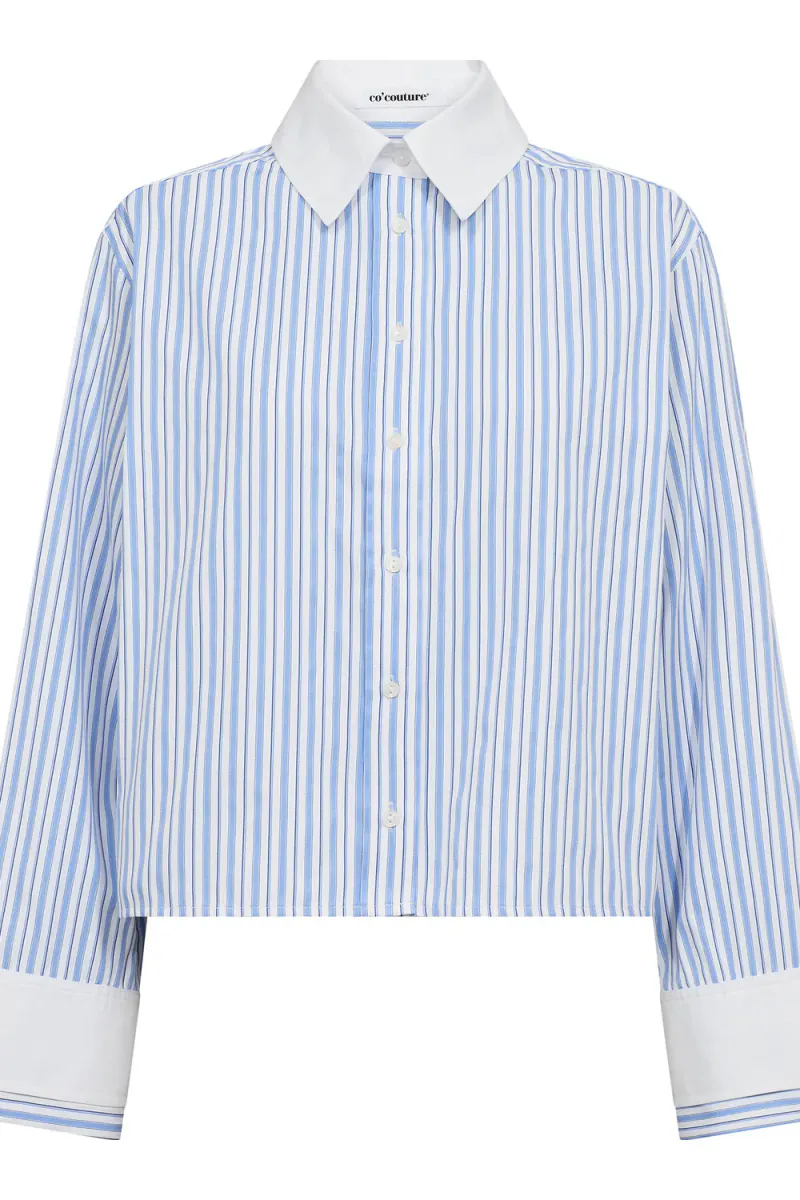 Vouge Cuff Shirt, Pale Blue