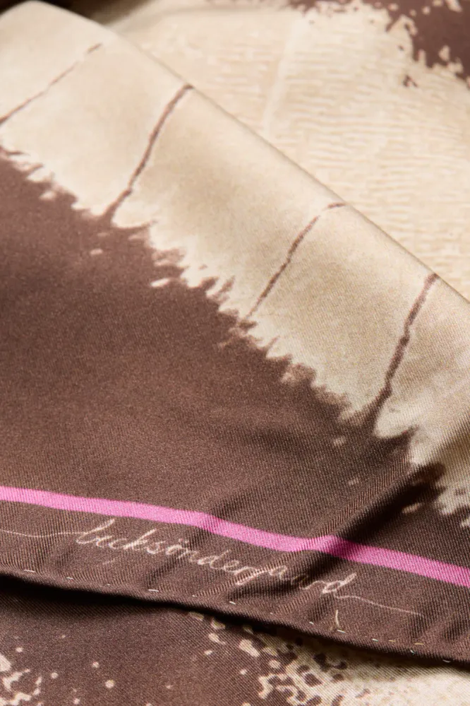 Graphia Tenia Sia Scarf, Chocolate Brown
