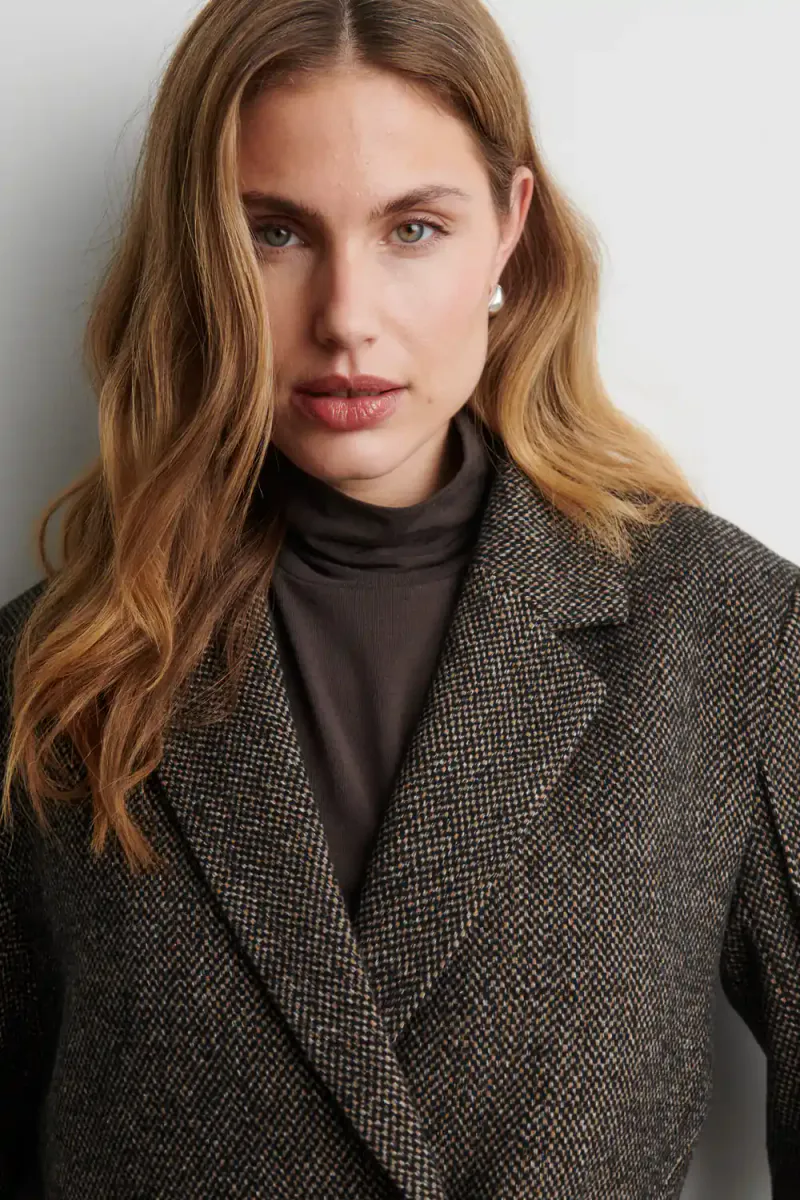 Emi New Fitted Blazer, Demitasse