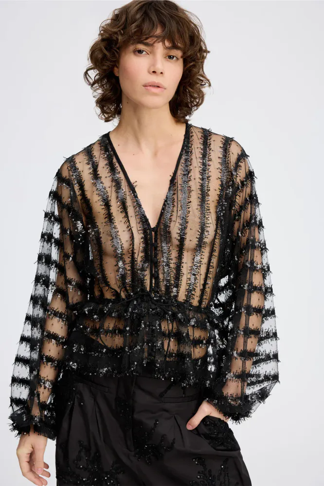 Remona Top, Black