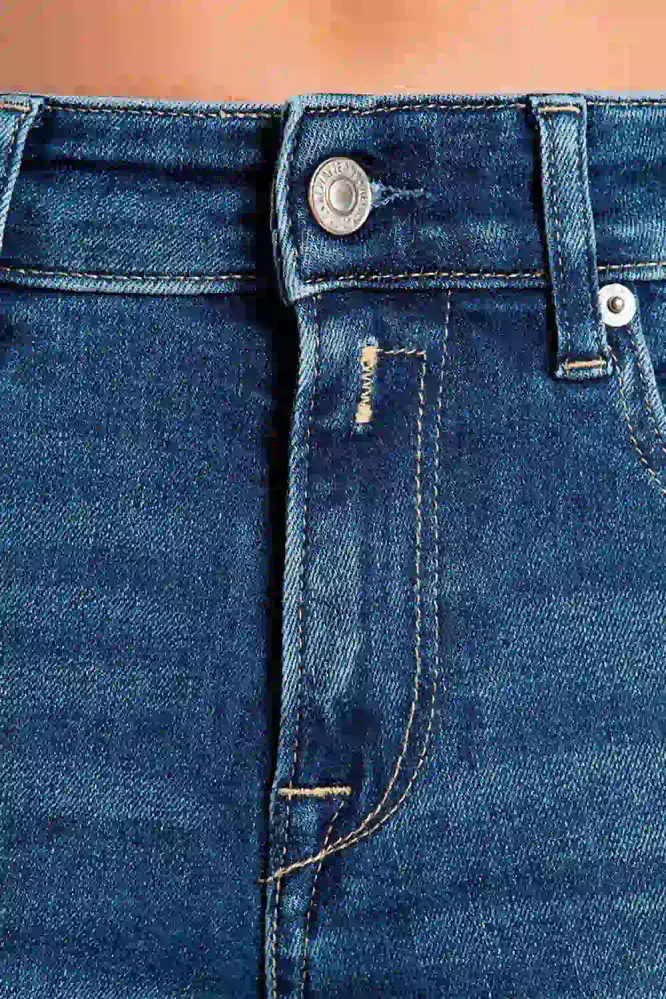 Joella Pants Flare Regular Waist Fit, Medium Blue