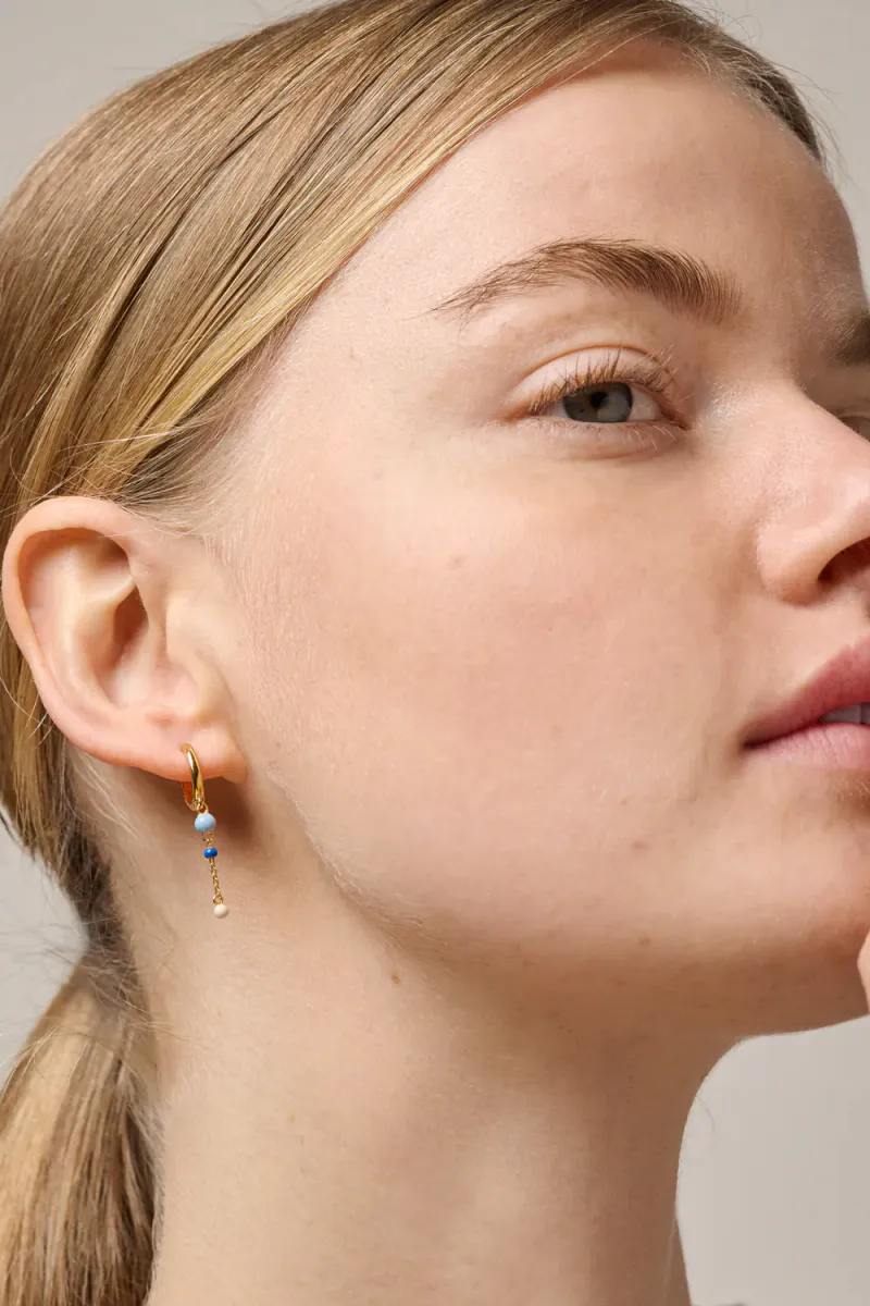 Lola Bold Hoops (Marine)