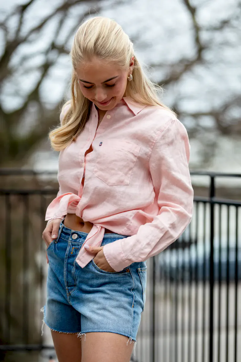 Replay Straight Shorts, Indigo Denim