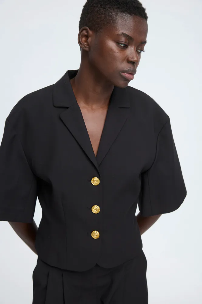 Coralie Top, Black