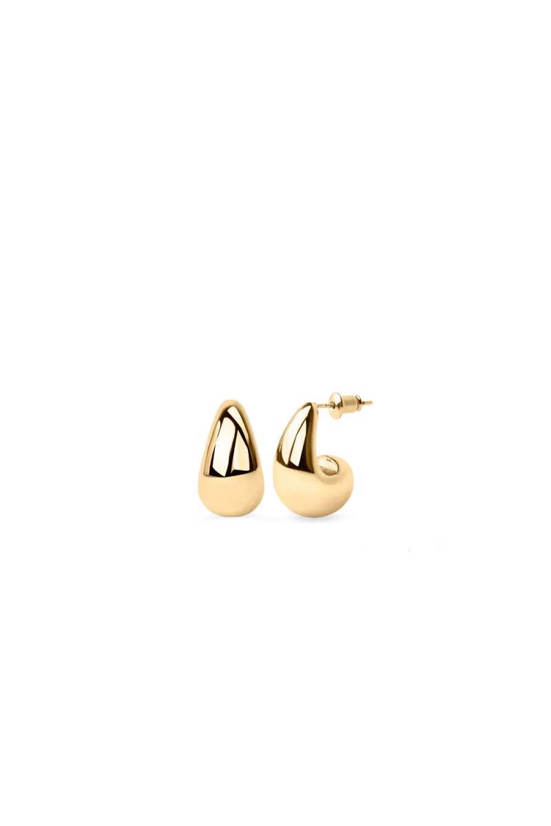 Mini Drop Earrings, Gold