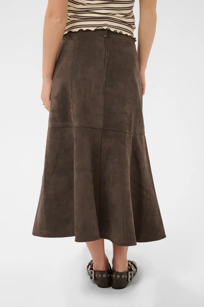 Shadow Skirt, Chocolate Brown
