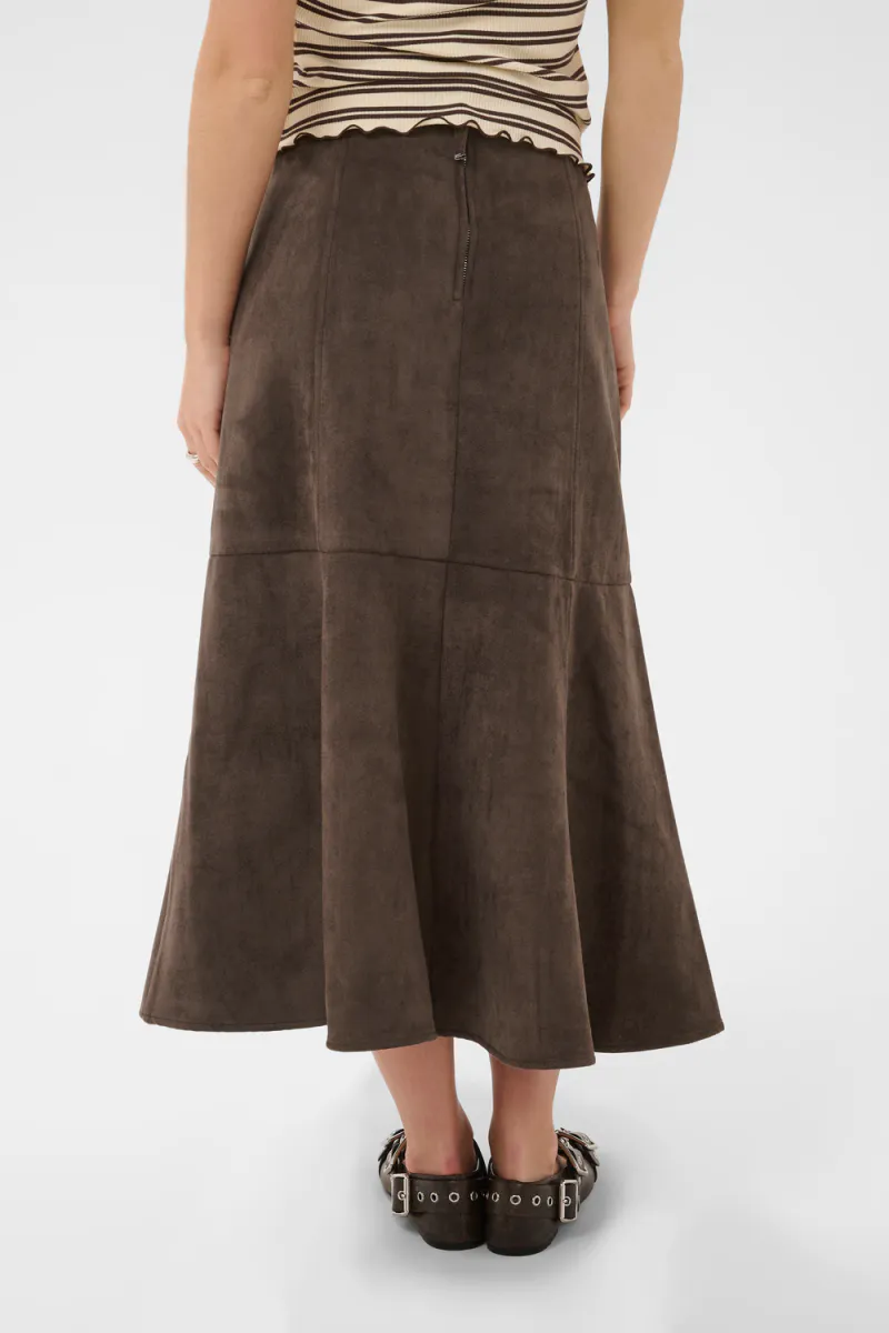 Shadow Skirt, Chocolate Brown
